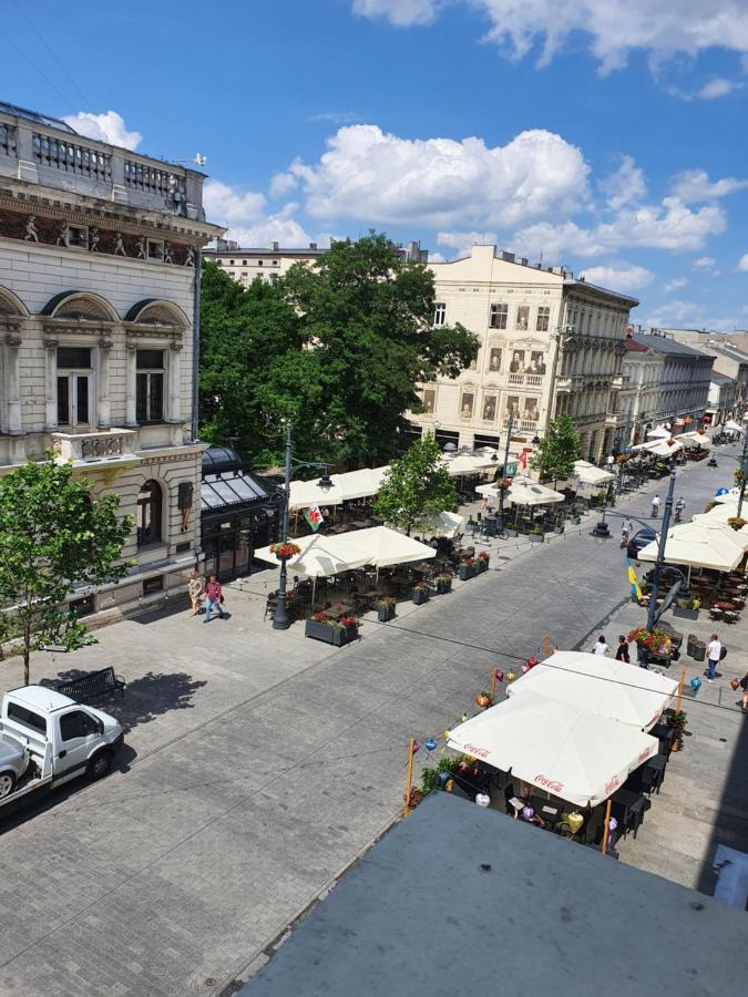 Prestige Aparthotel Piotrkowska 82 - Wyjatkowy Widok Na Deptak Лодзь Екстер'єр фото
