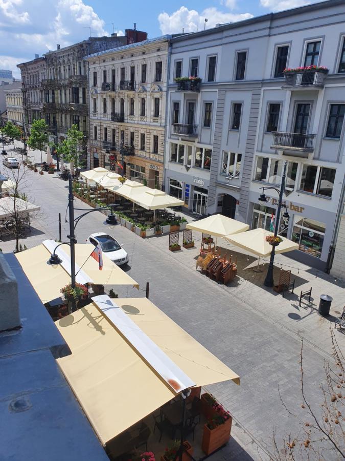 Prestige Aparthotel Piotrkowska 82 - Wyjatkowy Widok Na Deptak Лодзь Екстер'єр фото